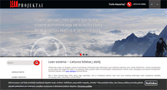 Desktop Screenshot of leanprojektai.lt
